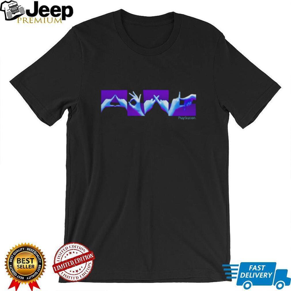PlayStation Hand Signs Controller Icons Graphic T Shirt