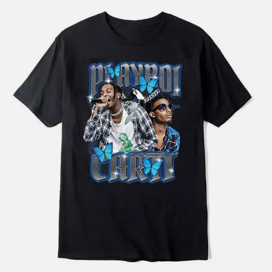 Playboi.C King Vamp T-Shirt Tee Album Tour Merch, Grahpic tees, Cotton T-Shirt, Crew Neck T-Shirt, Gift for Him, Gift for Her, Gift for Friends, Menswear Top, Womenswear Top