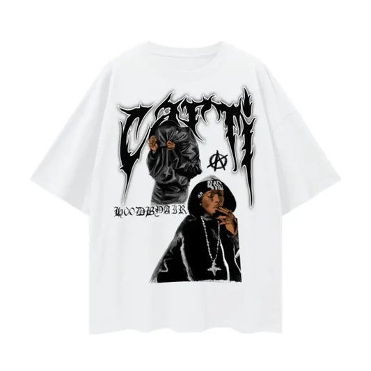 Playboi.C T-Shirt, Hip Hop Graphic Tee, Blue Butterfly Design, Unisex Cotton Shirt, Rapper Merch, Menswear & Womenswear...