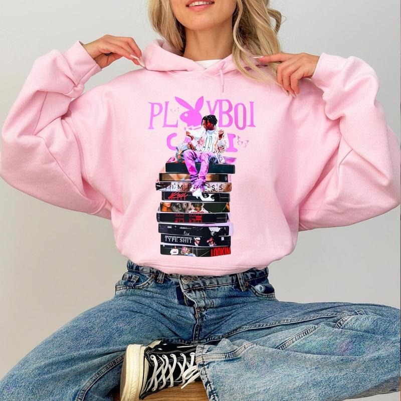 Playbooi Cutie Hoodie, Rap Hip Hop Clothing, Rapper Hoodie, Unisex Sweater Pullover Tee