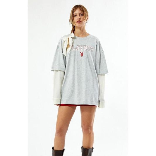 Playboy Women's By PacSun Double Layered T-Shirt