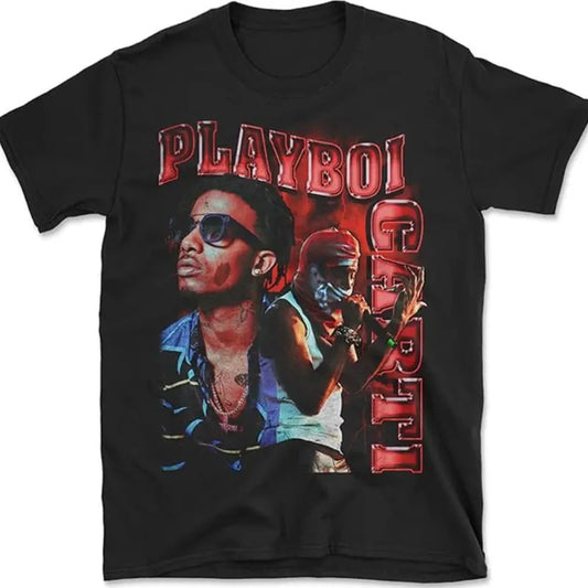 Playboy.C Whole Lotta Red Vintage Style Hip Hop Rap T-Shirt, Grahpic tees, Cotton T-Shirt, Crew Neck T-Shirt, Gift for Him, Gift for Her, Gift for Friends, Menswear Top, Womenswear Top