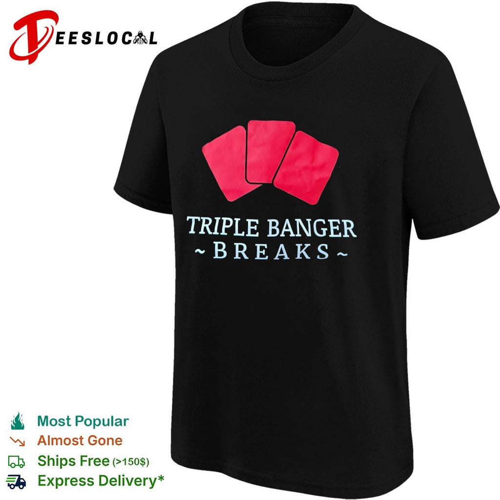 Playing cards triple banger breaks shirt