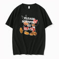 Please Interpret As Black Tshirts Sweater