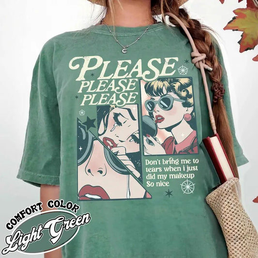 Please Please Please Comfort Colors Shirt, Concert Shirt, Soft Girl Aesthetic, Music Lover Gift, Espresso Gift, Dont...