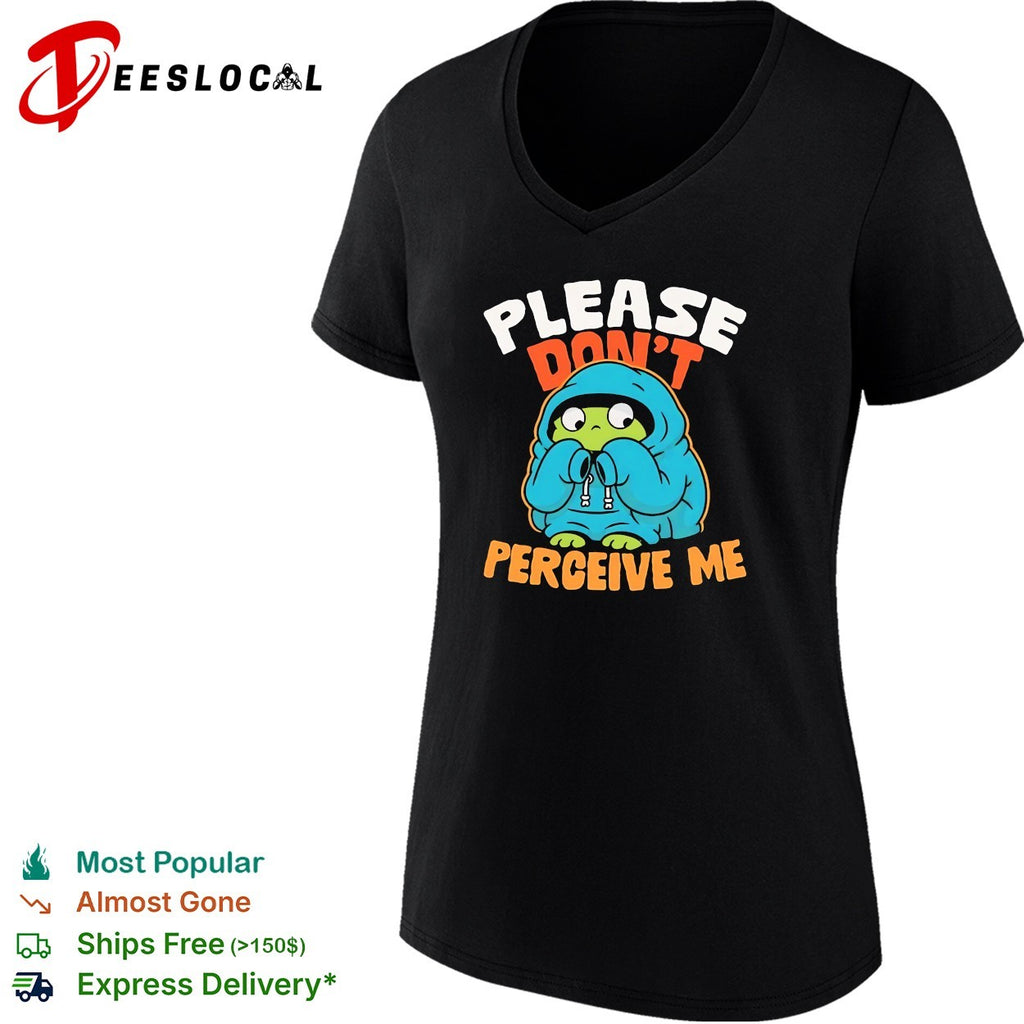 Please don’t perceive me frog hoodie shirt