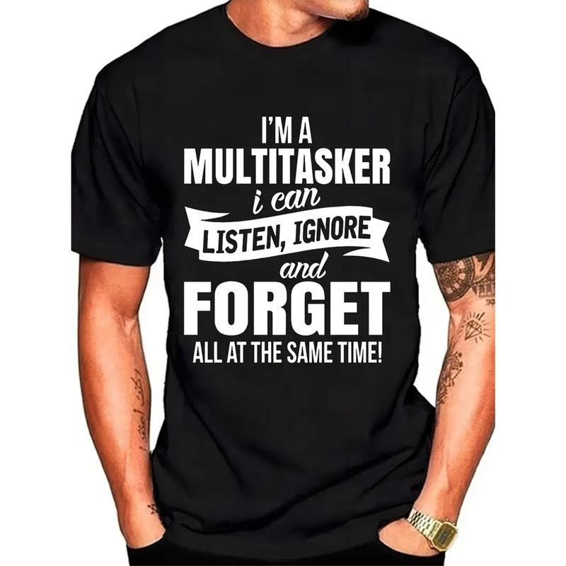 Plus Size Cotton, Men's Creative Top, Casual Short Sleeve Crew Neck T-shirt, Men's Clothing For Summer Outdoor made in...