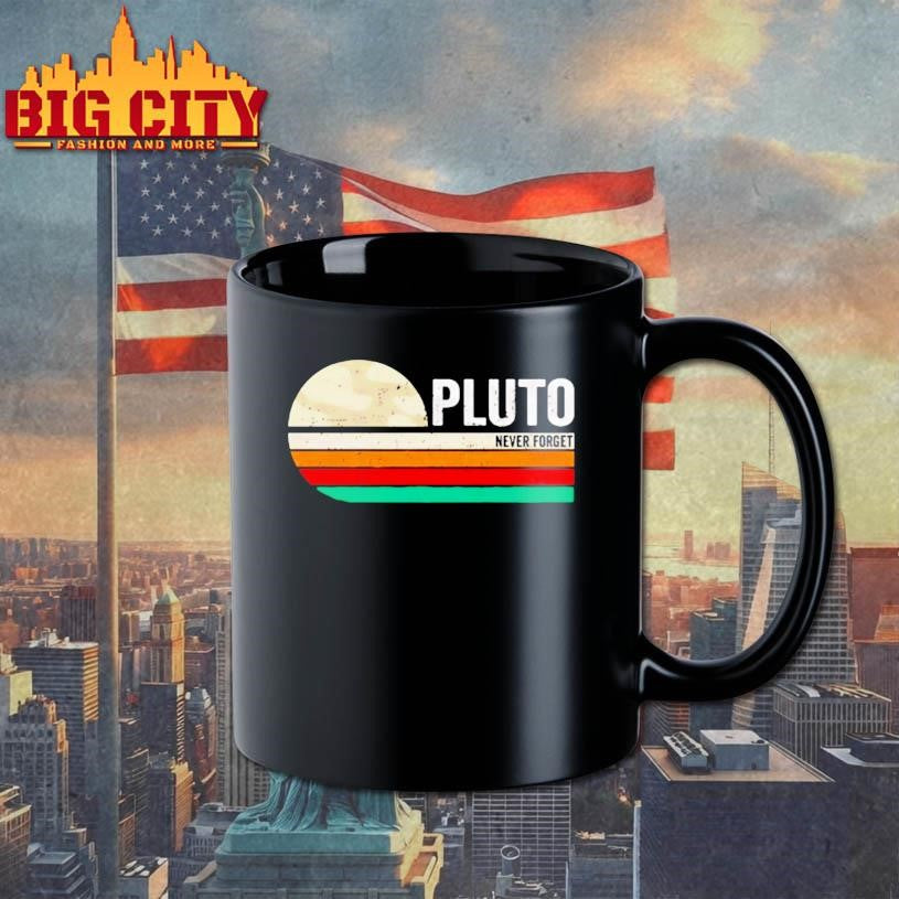 Pluto Never Forget Logo Vintage Shirt
