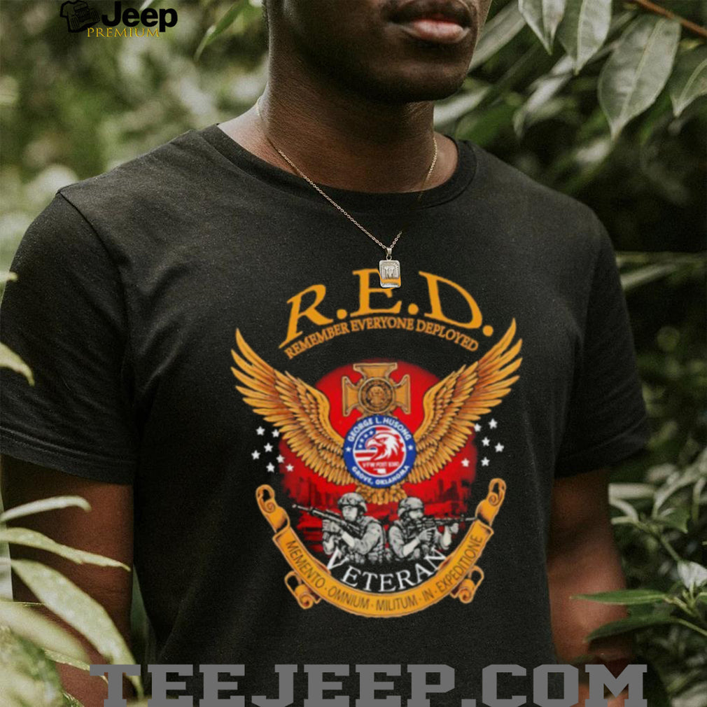 R.E.D. Remember Everyone Deployed Veteran VFW Post 6360 T Shirt