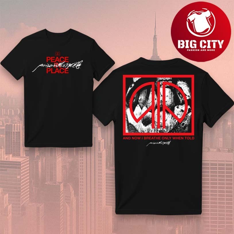 Poison The Well Peace In Place New Two Sided Shirt