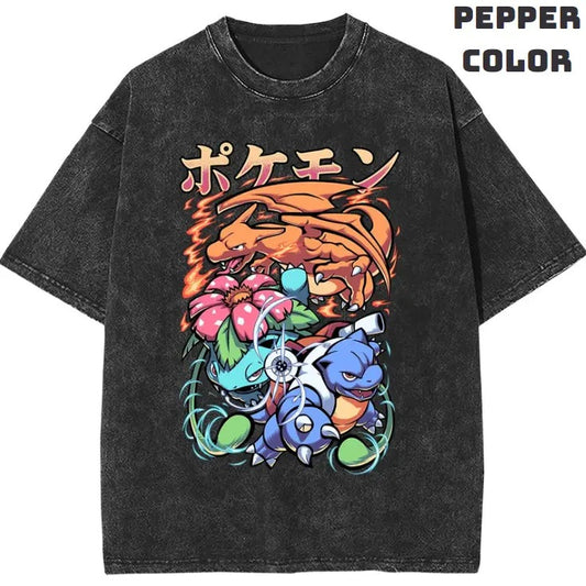 Pokemon Vintage Graphic Tees, Charizard T-Shirt, Pokemon Shirts, Pokemon Stuff, Unisex Anime Manga Shirt Top Menswear Womenswear Streetwear