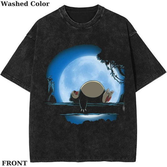 Pokemon snorlax TEE, Cool pokemon T-SHIRT, Pokemon T-Shirt, PKM Shirt, Anime Funny Shirt, Vintage Tee Streetwear Shortsleeve Printed Womenswear