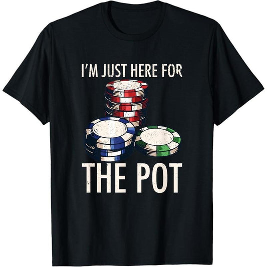 Poker T-Shirt Texas Hold'em Gambling Pot Cards Player Gift T-Shirt made in usa