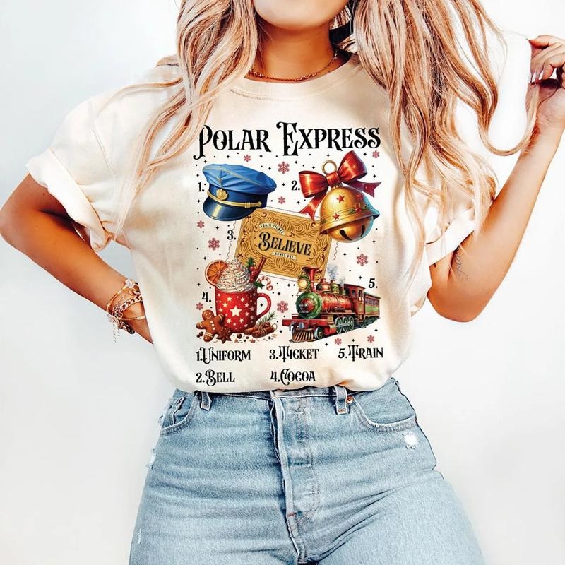 Polar Express Christmas Movie Sweatshirt, All Abroad Admit One Shirt, North Pole Polar Express Sweater, Christmas Polar Express Tee Shirt, Holiday Gifts