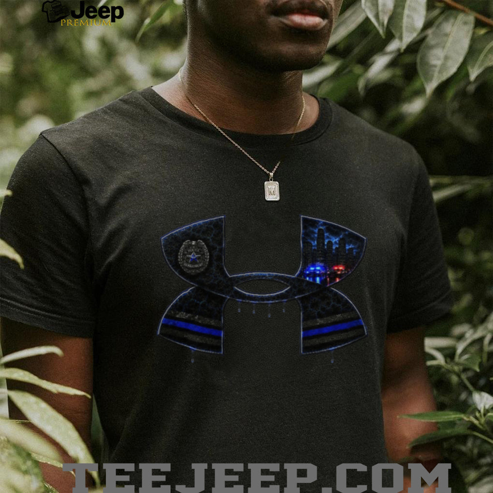 Police Officer Thin Blue Line Law Enforcement City Skyline Shirt