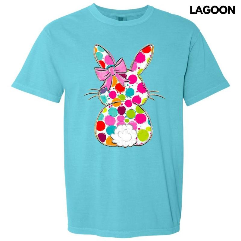 Polka Dot Bunny Comfort Colors T-Shirt