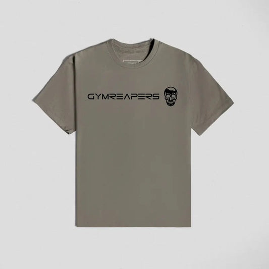Gymreapers Stone/Black Tshirt - Casual Soft Cotton/Poly Blend - Summer Top Hoodie, Sweatshirt | WearSparks.com