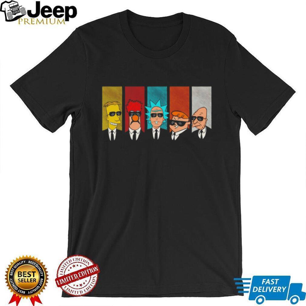 Pop Culture Cartoon Characters Reservoir Dogs Parody Graphic T Shirt