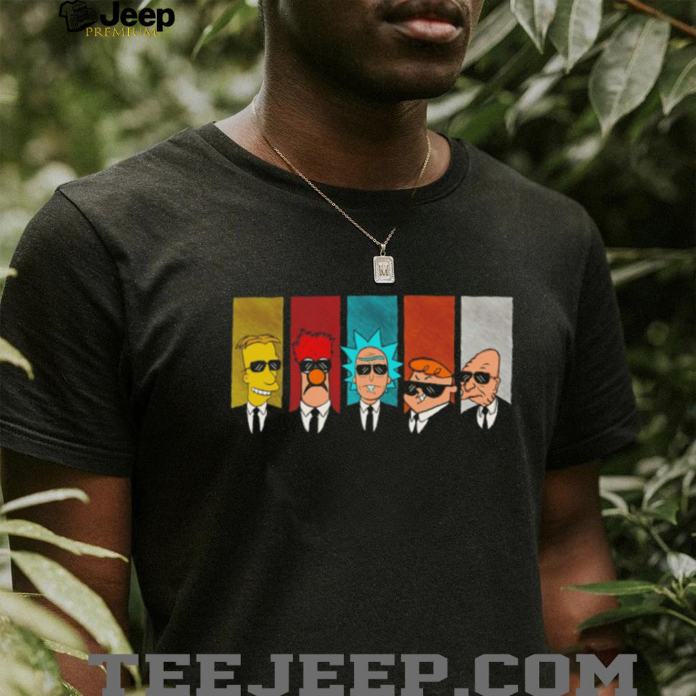 Pop Culture Cartoon Characters Reservoir Dogs Parody Graphic T Shirt