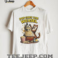 Pop Goes The Weasel Funny Popcorn Animal Graphic T Shirt