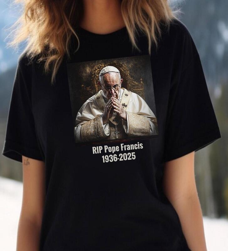 Pope Francis Shirt Pope Francis Catholic Memorial Shirt Vatican Inspired Shirt Vatican Tribute Shirt Catholic Gifts Christian Shirt