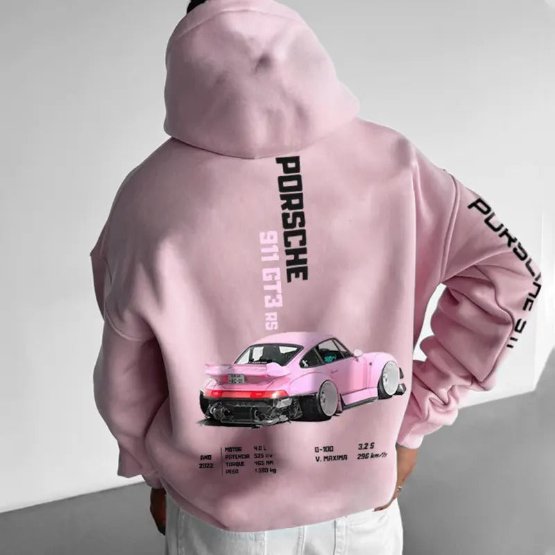 Porsche 911 GT3 RS Hoodie, Unisex, Menswear, Street Racing Shirt, Car Hoodie, Classic Cotton