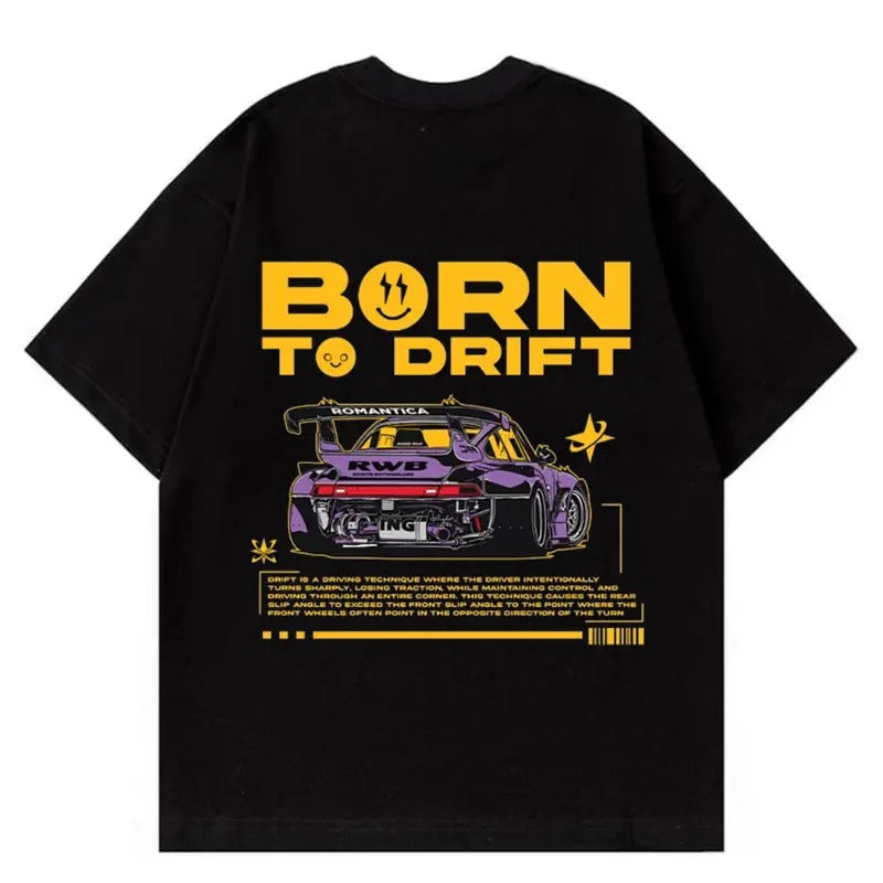 Porsche Born To Drift T-Shirt, Car Enthusiast Shirt, Car Clothing