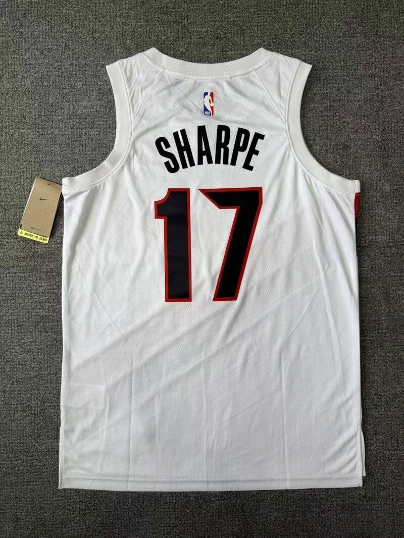 Portland Trail Blazers #17 Shaedon Sharpe 26 Season Trail Blazers Team White Style 1