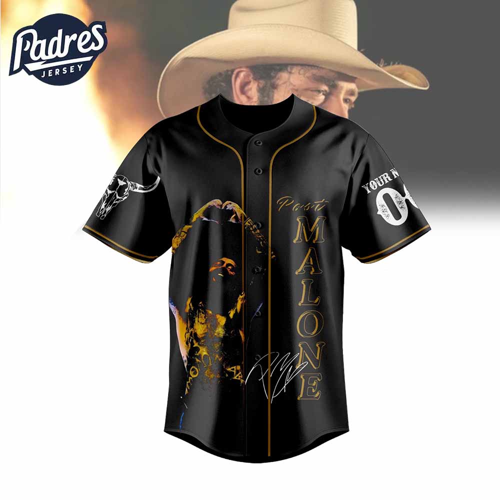 Post Malone You're Only The Love Of My Life Baseball Jersey - Padres Jersey Oasis: Elevate Your Baseball Style... (Image 2)