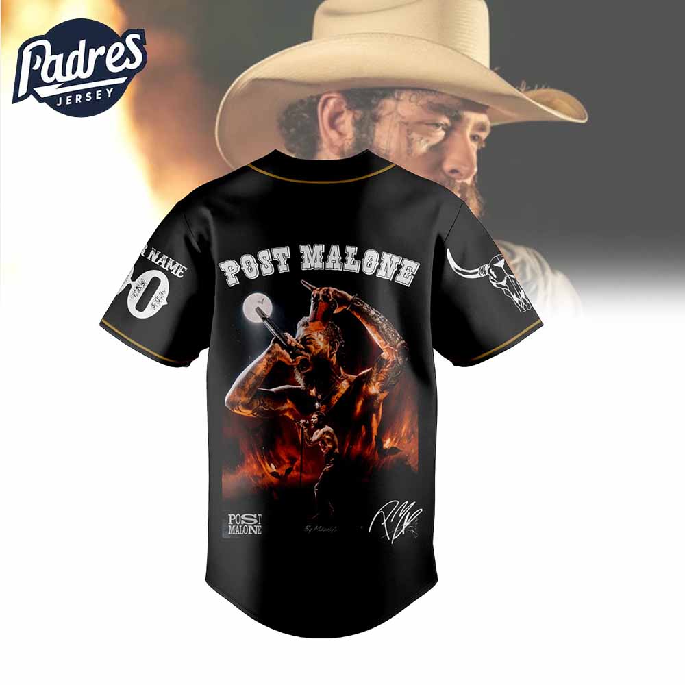 Post Malone You're Only The Love Of My Life Baseball Jersey - Padres Jersey Oasis: Elevate Your Baseball Style... (Image 3)