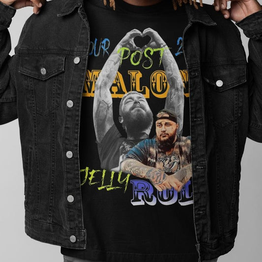 Post Rap Jelly Tour 2025 T-Shirt Concert Merch for Fansstyle{n002}2