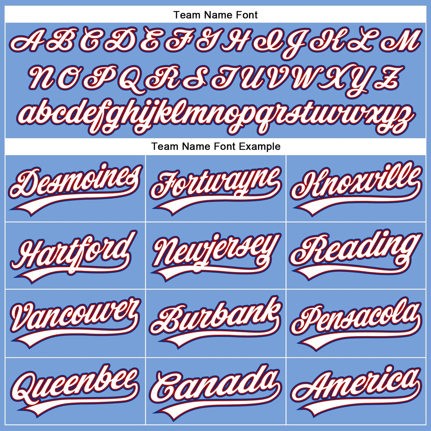 Custom Powder Blue Red Pinstripe White-Royal Authentic Baseball Jersey