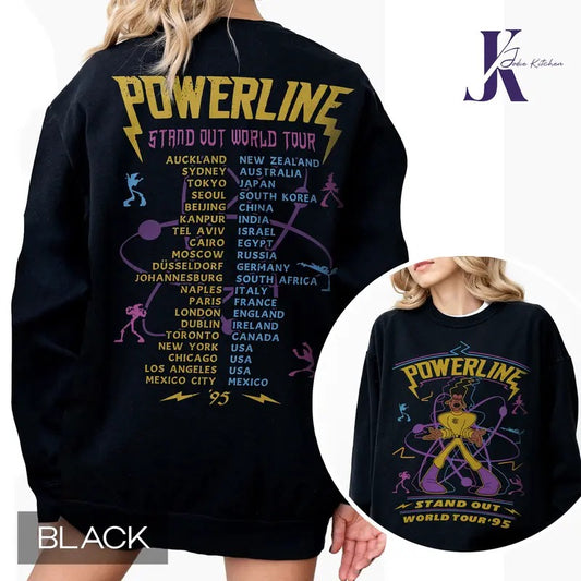 Powerline Goofy Movie Comfort Colors Shirt, Vintage Powerline Stand Out T-shirt, Goofy Powerline Max Goof, A Goofy Movie Shirt