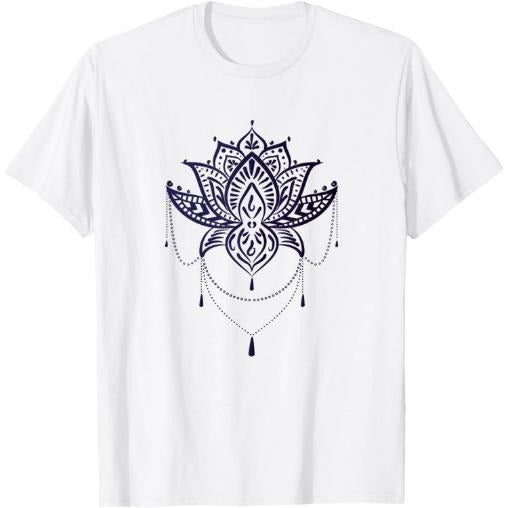 Prana Art Sacred Geometry Vibration Yoga Mandala T-Shirt Made in USA