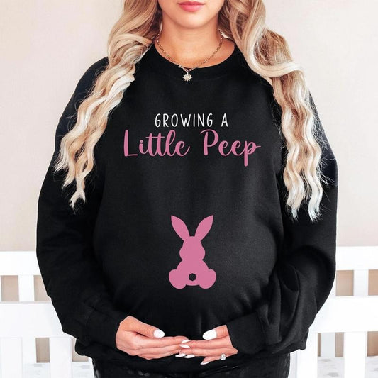 Pregnancy Easter Comfort Colors Shirt, Easter Pregnancy Announcement Shirt, Easter Pregnancy Reveal, Spring Expecting...