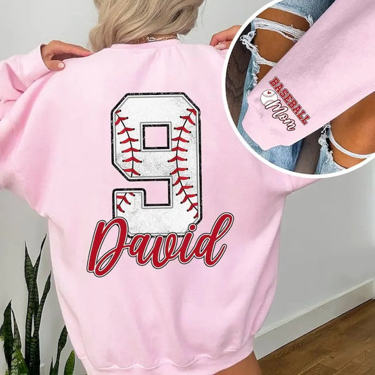 Premium  Custom Baseball Mom Shirt, In My Baseball Mom Era Shirt, Sports Mom Shirt, Game Day, Baseball Name and Number Shirt, Baseball Tee, Mom Shirt