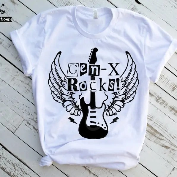 Premium  Gen X Rocks | Gen X | Generation X | Rock Music shirt Hoodie, Sweatshirt | WearSparks.com