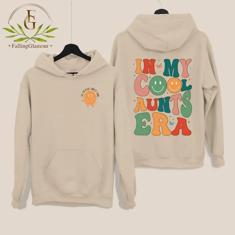 Premium  In My Cool Aunt Era Aunt Shirt, Cool Aunt Shirt, Aunt Era Shirt, Aunt Sweatshirt, Auntie Shirt, Gift For Auntie, Sister Gifts, New Aunt Gift