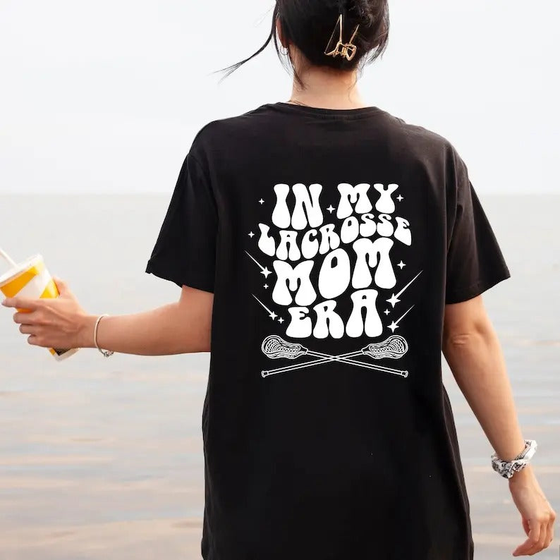 Premium  Lacrosse Mom Shirt, Sportive Mama Sweatshirt, Fall Season Hoodie, Mother's Day Gift, Game Day Shirt, Christmas Gift for Lacrosse Mom