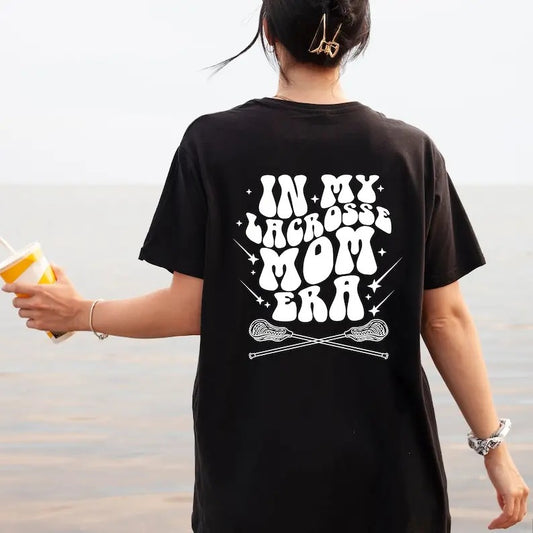 Premium  Lacrosse Mom Shirt, Sportive Mama Sweatshirt, Fall Season Hoodie, Mother's Day Gift, Game Day Shirt, Christmas Gift for Lacrosse Mom