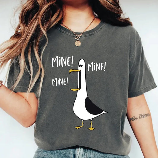 Premium  MINE MINE MINE Seagull Shirt, Family Vacation, Funny Group Tees, Kids Tshirts, Vacation Matching Shirts, Seagull...