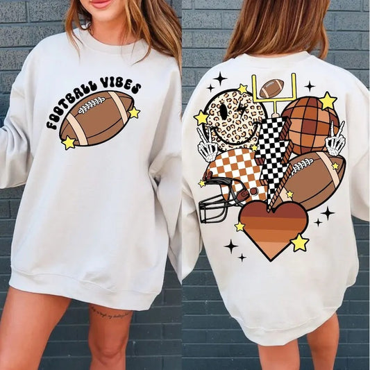 Premium  Retro football , football , Football Mama sweatshirt T-Shirts, Hoodie | WearSparks.com
