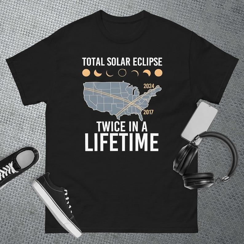 Premium  Twice In A Lifetime Solar Eclipse Shirt 2024 Total Eclipse T-Shirt