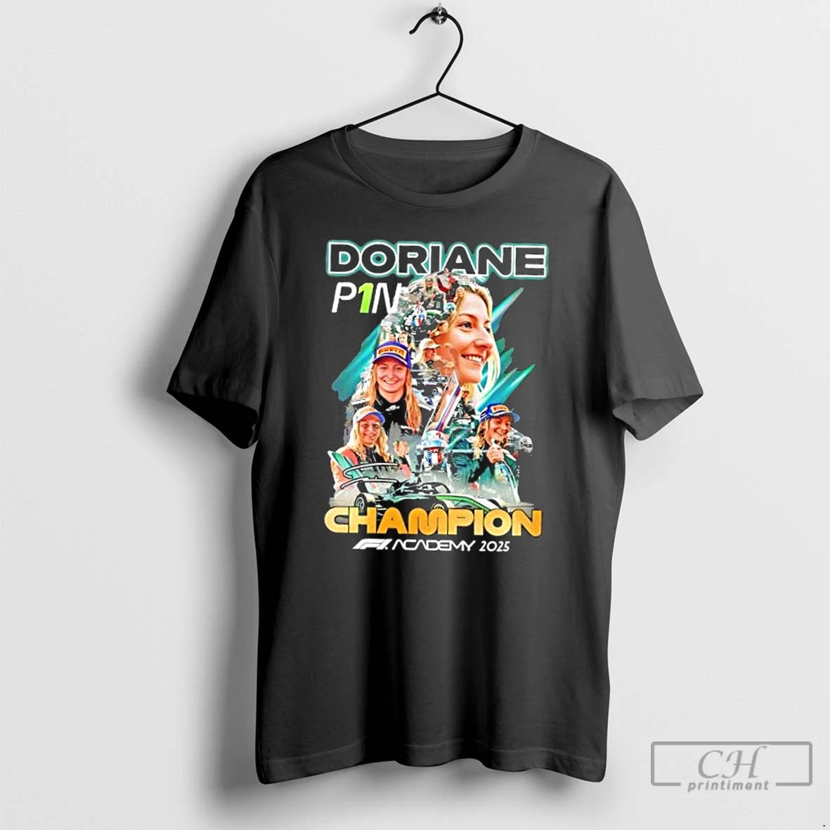 Premium 2025 F1 Academy Doriane Champions Signature T-Shirts, Hoodie, Sweatshirt | WearSparks.com