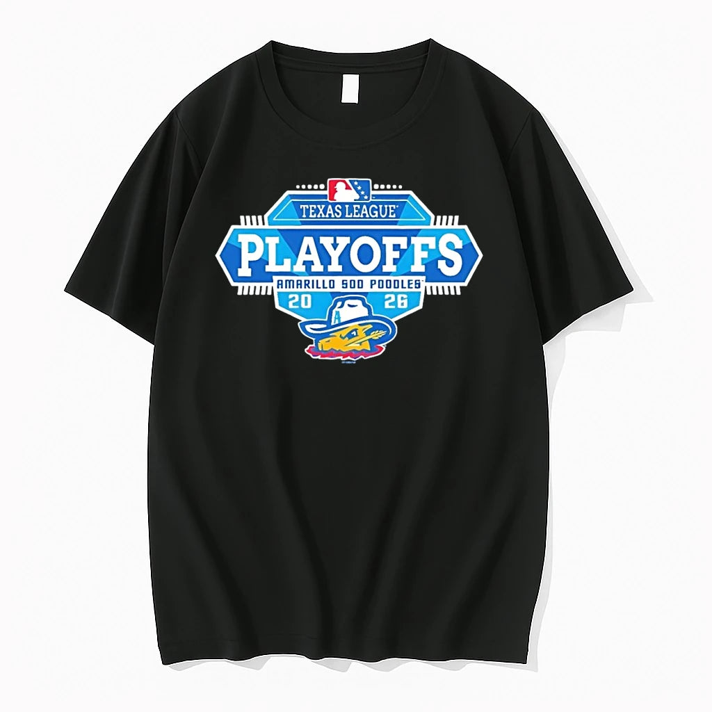 Premium Amarillo Sod Poodles 2026 Texas League Playoff Tshirts
