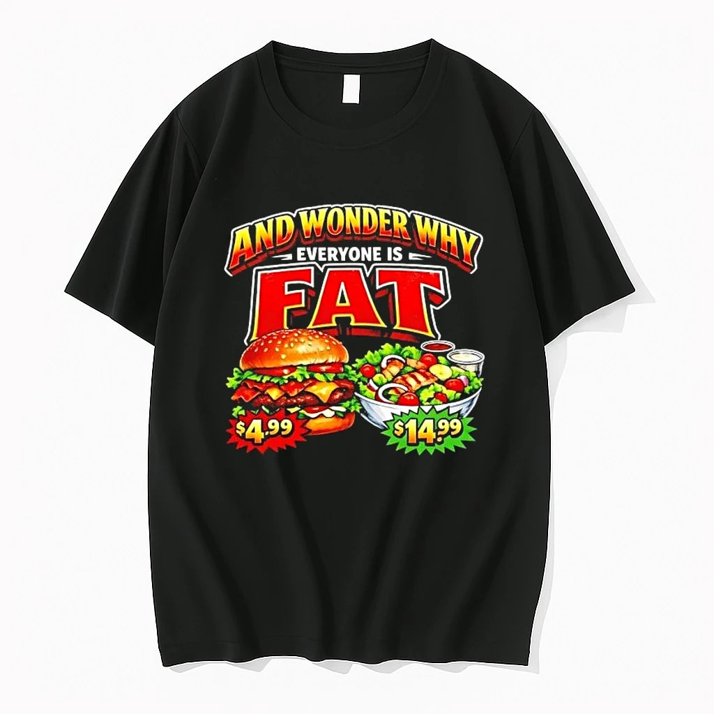 Premium And Your Wonder Why Everyone Is Fat Graphic Tshirts
