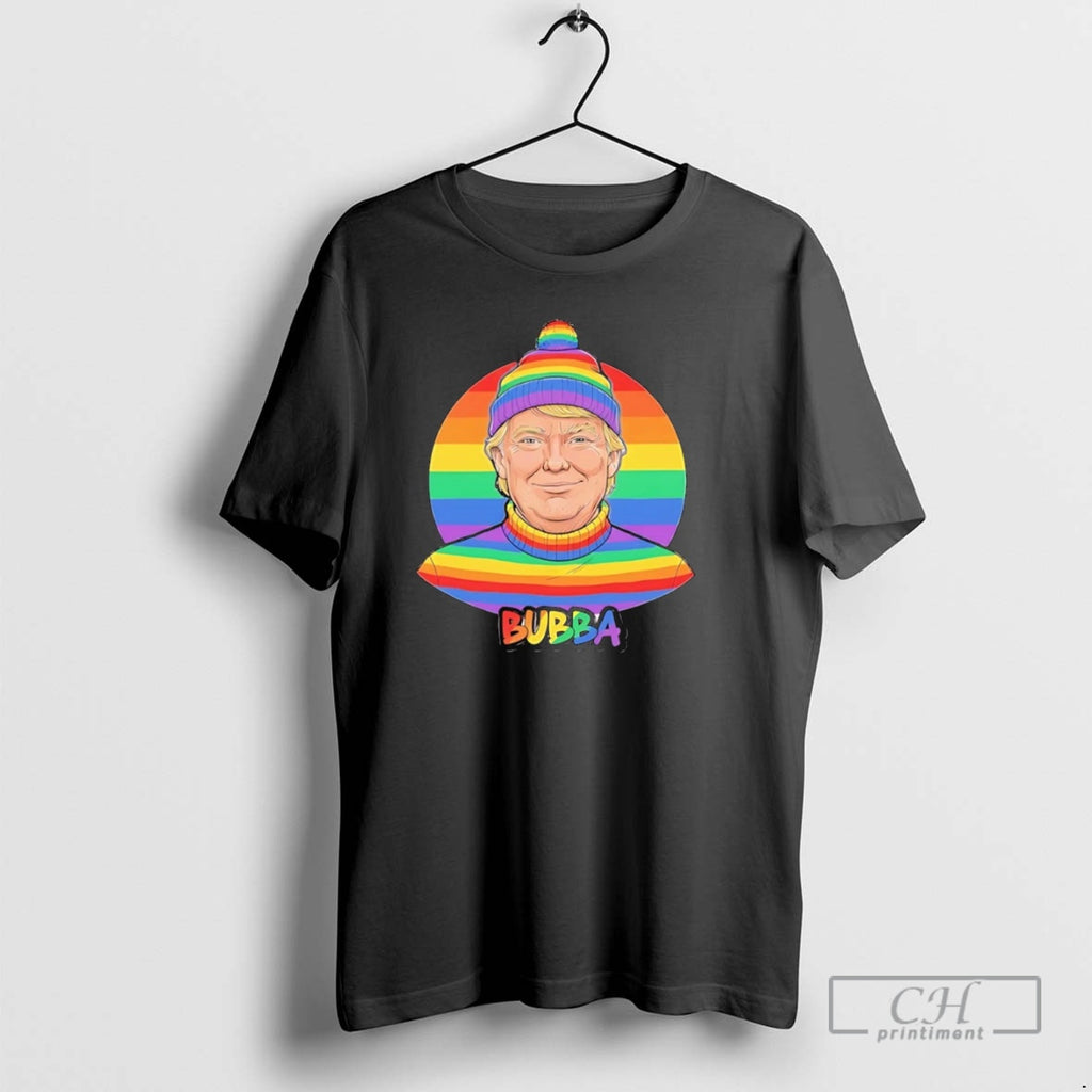 Premium Bubba Donald Trump And Bill Clinton Epstein Files List Rainbow Christmas Shirt Sweater