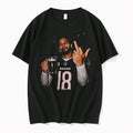 Premium Caleb Williams Vintage Graphic Middle Finger 90s Bootleg Chicago Tshirts