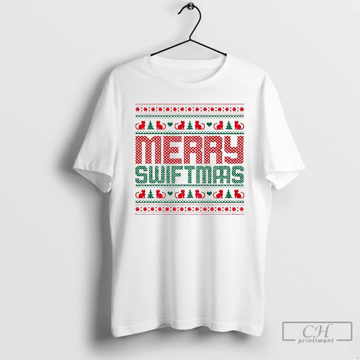 Premium Cat Merry Swiftmas Merry Christmas Parody T-Shirts, Hoodie, Sweatshirt | WearSparks.com