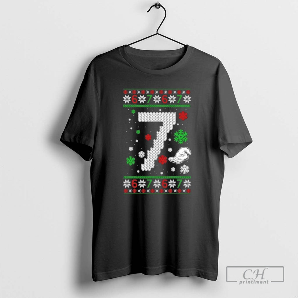 Premium Christmas 7 Meme Ugly Christmas Sweat Shirt Sweater